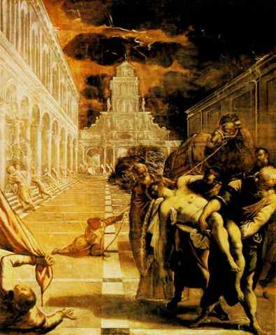 Tintoretto The Stealing Of The Dead Body Of St Mark A4 Photo Print