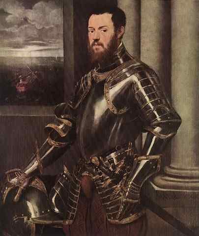 Tintoretto Tintoretto Man In Armour A4 Photo Print