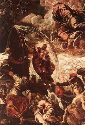 Tintoretto Tintoretto Moses Drawing Water From The Rock Detail1 A4 Photo Print