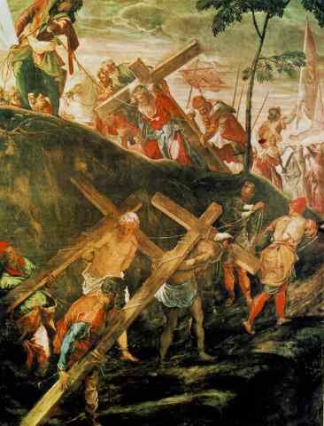 Tintoretto Tintoretto The Ascent To Calvary A4 Photo Print