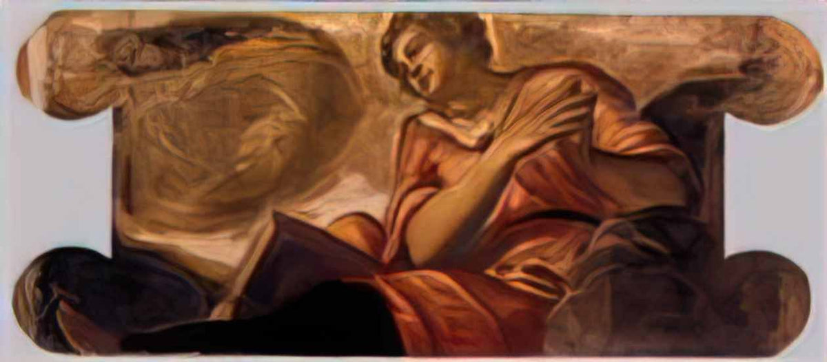 Tintoretto allegory of goodness Art A4 Photo Print