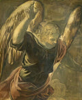 Tintoretto annunciation the angel 1594 Art A4 Photo Print
