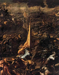 Tintoretto conquest of zara 1584 Art A4 Photo Print