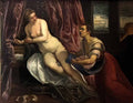 Tintoretto danae 1578 Art A4 Photo Print