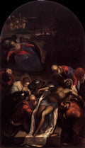 Tintoretto entombment 1594 Art A4 Photo Print