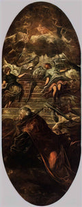 Tintoretto jacob s ladder 1578 Art A4 Photo Print