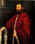 Tintoretto marcantonio barbaro Art A4 Photo Print