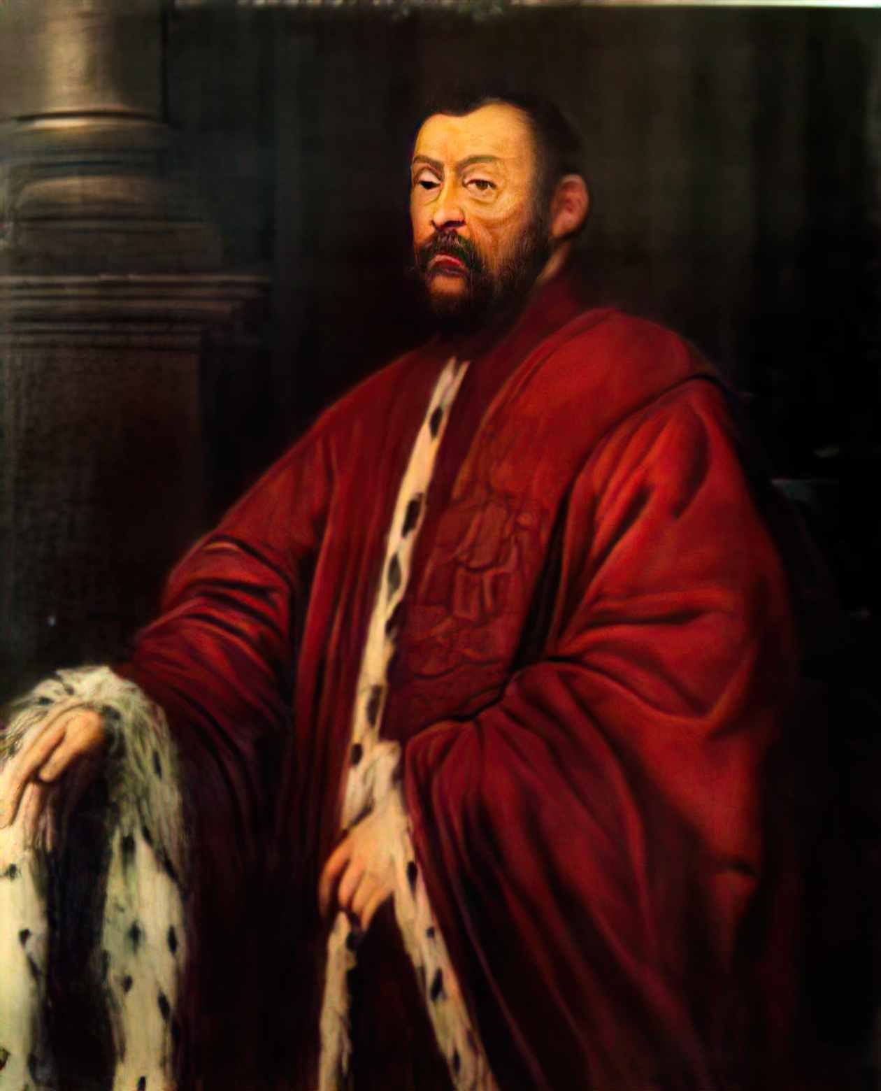 Tintoretto marcantonio barbaro Art A4 Photo Print