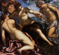 Tintoretto mercury and the graces 1577 Art A4 Photo Print