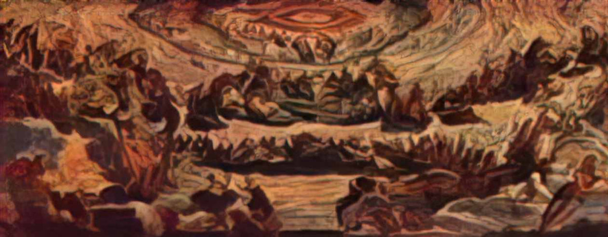 Tintoretto paradies Art A4 Photo Print
