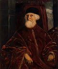 Tintoretto portrait of jacopo soranso Art A4 Photo Print