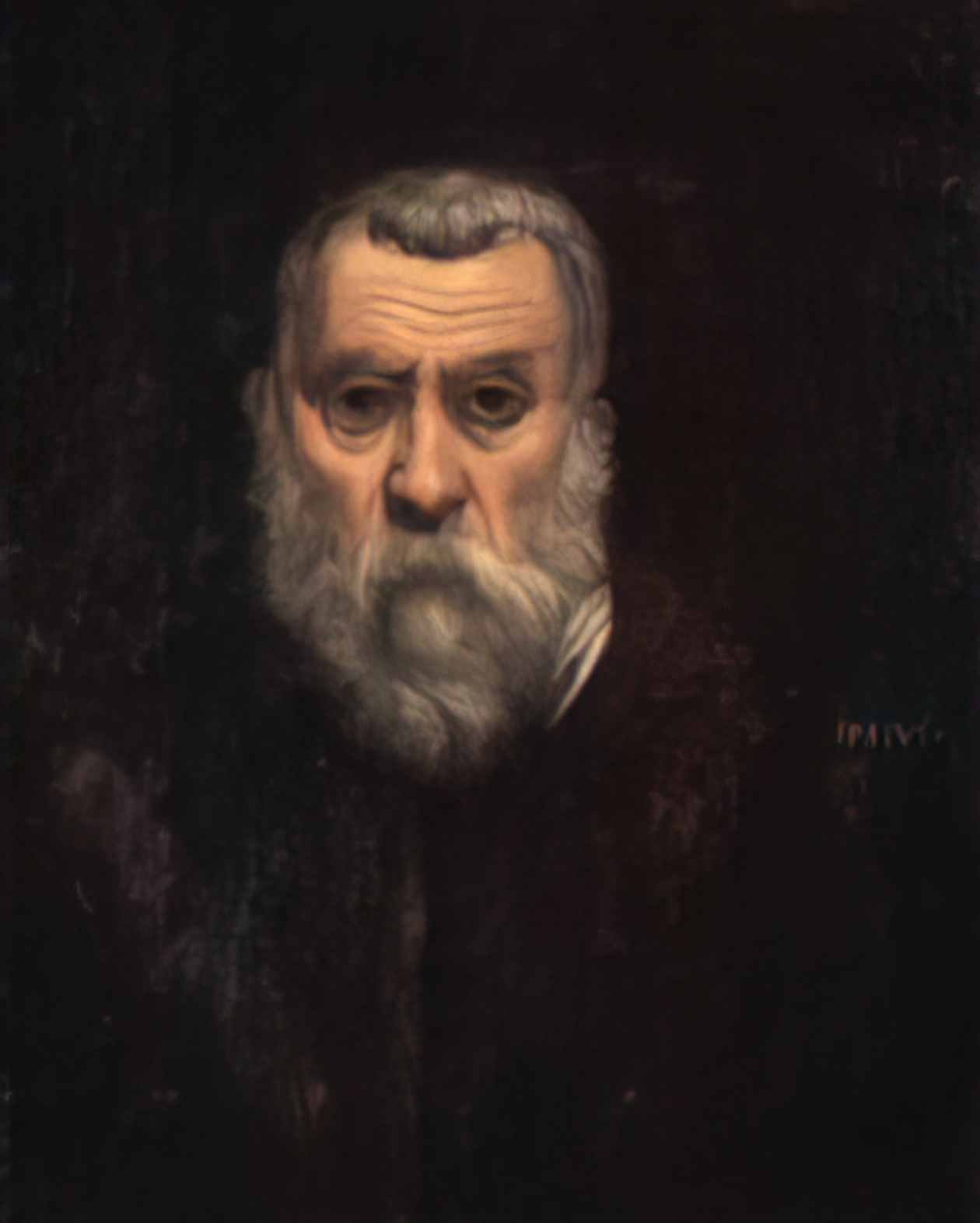 Tintoretto self portrait 1588 Art A4 Photo Print