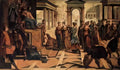Tintoretto solomon and the queen of sheba Art A4 Photo Print