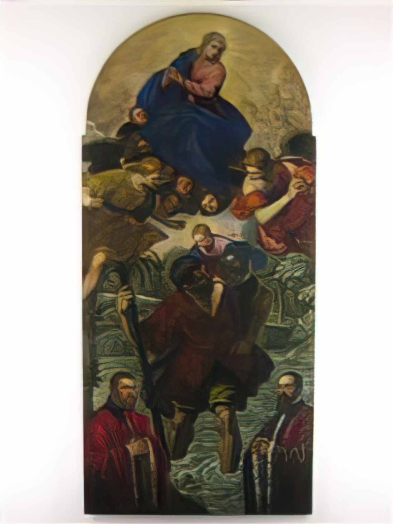 Tintoretto st christopher Art A4 Photo Print