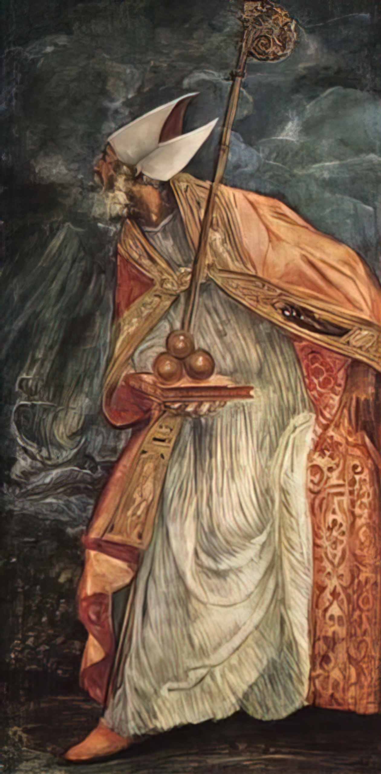 Tintoretto st nicholas Art A4 Photo Print