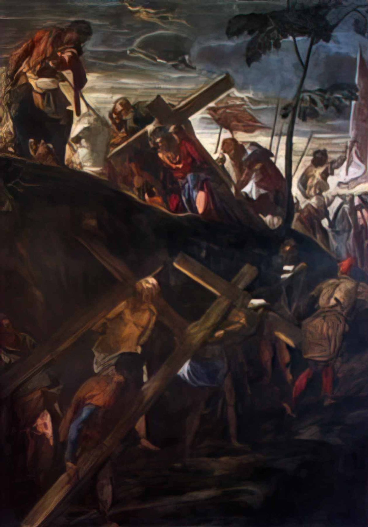 Tintoretto the ascent to calvary 1567 Art A4 Photo Print
