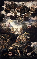 Tintoretto the brazen serpent 1576 Art A4 Photo Print