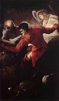 Tintoretto the evangelists luke and matthew 1557 Art A4 Photo Print