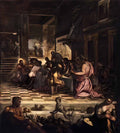 Tintoretto the last supper 1581 Art A4 Photo Print