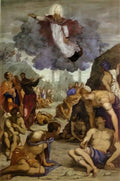 Tintoretto the miracle of st augustine Art A4 Photo Print