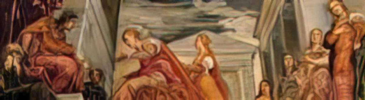 Tintoretto the queen of sheba and solomon Art A4 Photo Print