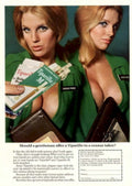 Tiparillo Census Women 1960s Vintage Retro Advert