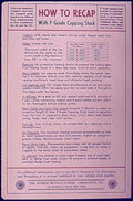 Tire Capping Stock Vintage Retro Advert Poster A4 Photo Print