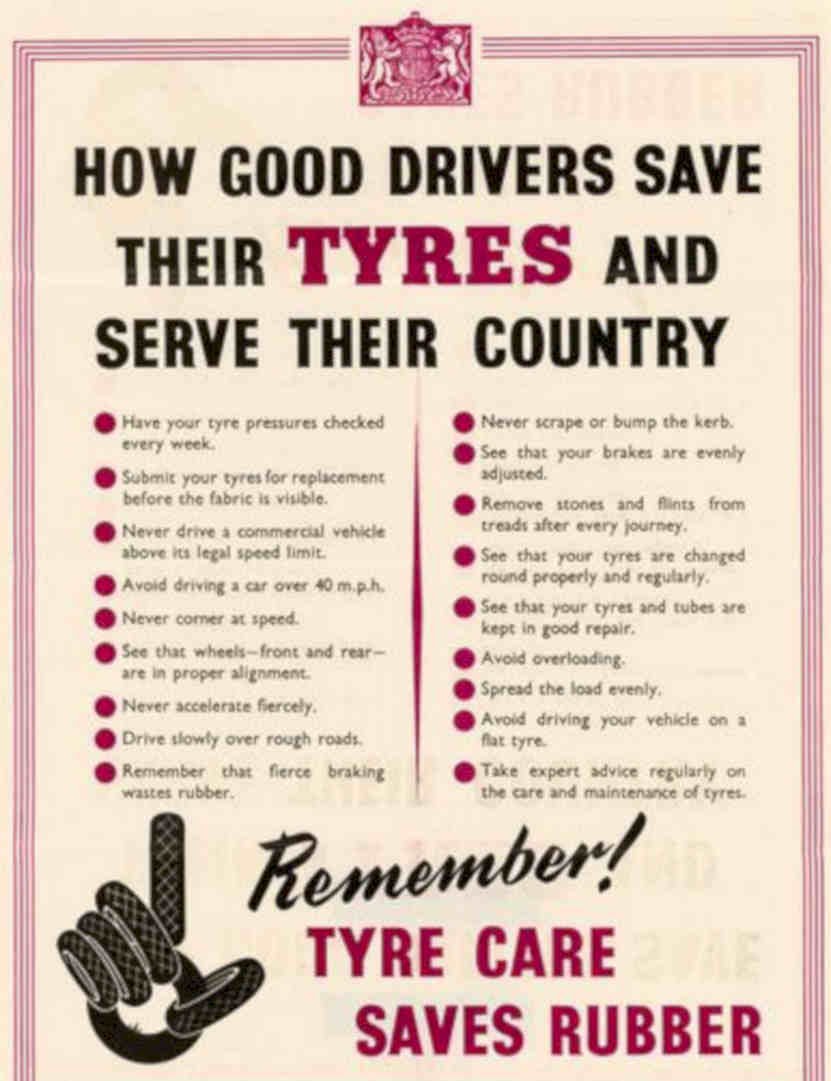 Tire Care Poster Vintage Retro Advert Poster A4 Photo Print
