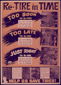 Tire Time Save Vintage Retro Advert Poster A4 Photo Print