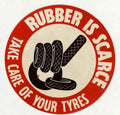 Tires Scarce Rub Vintage Retro Advert Poster A4 Photo Print
