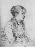 Tissot Portrait De Femme A4 Photo Print