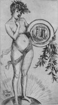 Tissot Premier Frontispiece Avec Le Monogramme A4 Photo Print