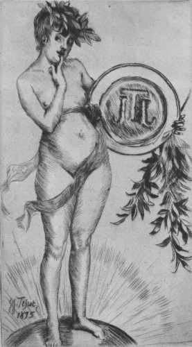 Tissot Premier Frontispiece Avec Le Monogramme A4 Photo Print