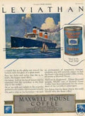 Titanic Coffee Maxwell Vintage Retro Advert Ads A4 Photo Print