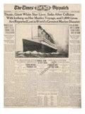 Titanic Iceberg Sinking Vintage Retro Advert Ads A4 Photo Print