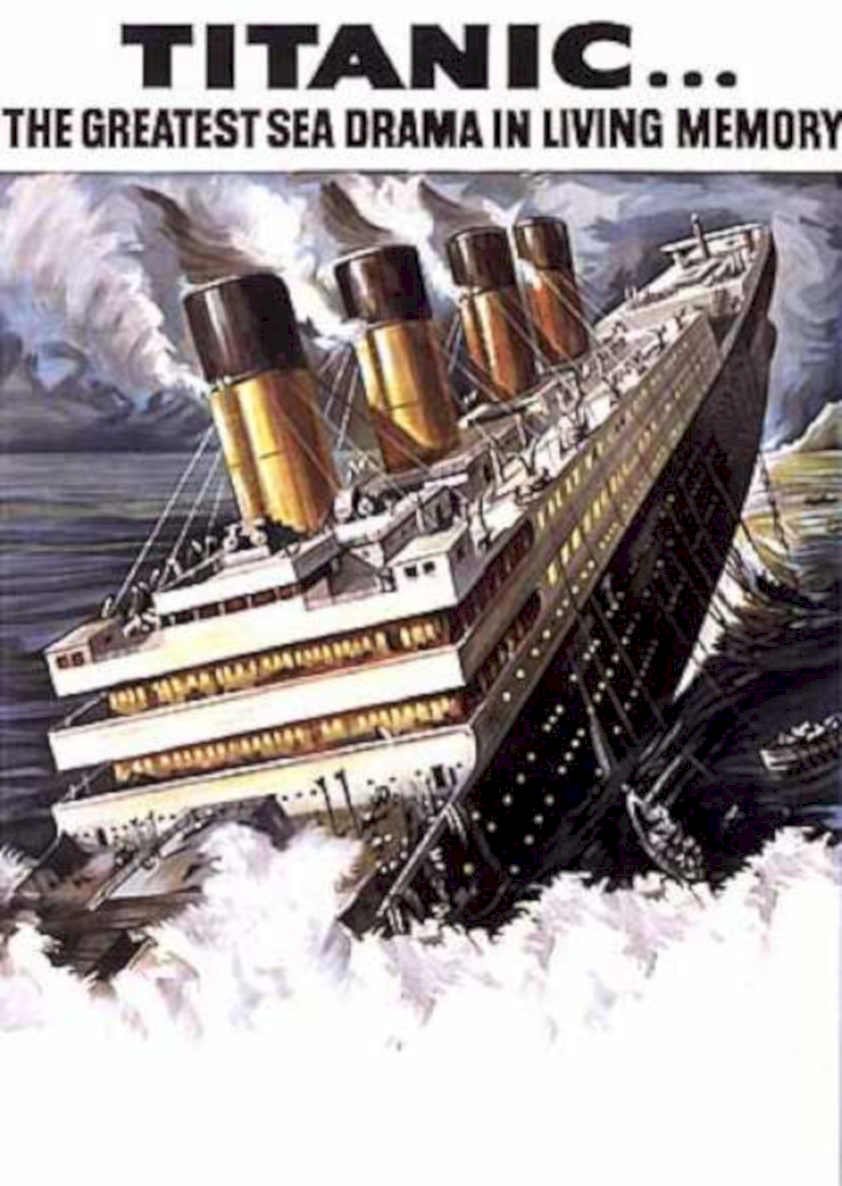 Titanic Sinking Ship Vintage Retro Advert Ads A4 Photo Print