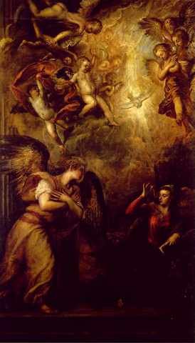 Titian Annunciation A4 Photo Print