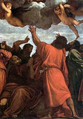 Titian Assumption Of The Virgin Detail3 A4 Photo Print