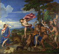 Titian Bacchus and Ariadne A4 Photo Print