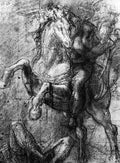 Titian Cavalier Over Fallen Adversary 1562 1564 A4 Photo Print
