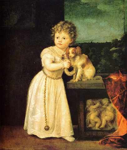 Titian Clarice Strozzi 1542 A4 Photo Print