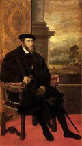 Titian Emperor Charles 1548 Iijpg A4 Photo Print