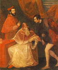 Titian Pope Paul Iii And His Cousins Alessandro And Ottavio Farnese A4 Photo Print