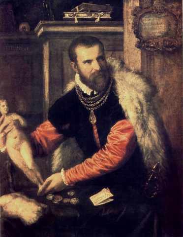 Titian Portrait Of Jacopo Strad A4 Photo Print