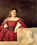 Titian Portrait Of Woman Called LSchiavon1508 10 A4 Photo Print