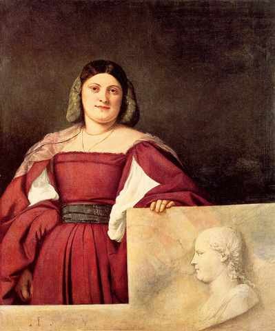 Titian Portrait Of Woman Called LSchiavon1508 10 A4 Photo Print