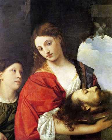 Titian Salome 1512 13 A4 Photo Print