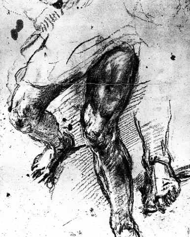 Titian Study Of Legs 1548 1557 A4 Photo Print