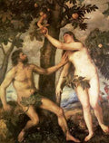 Titian The Fall Of Man 1565 70 A4 Photo Print