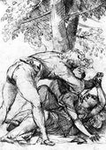 Titian The Vicious Husband 1511 A4 Photo Print